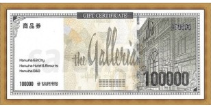 갤러리아 백화점(10만원권)